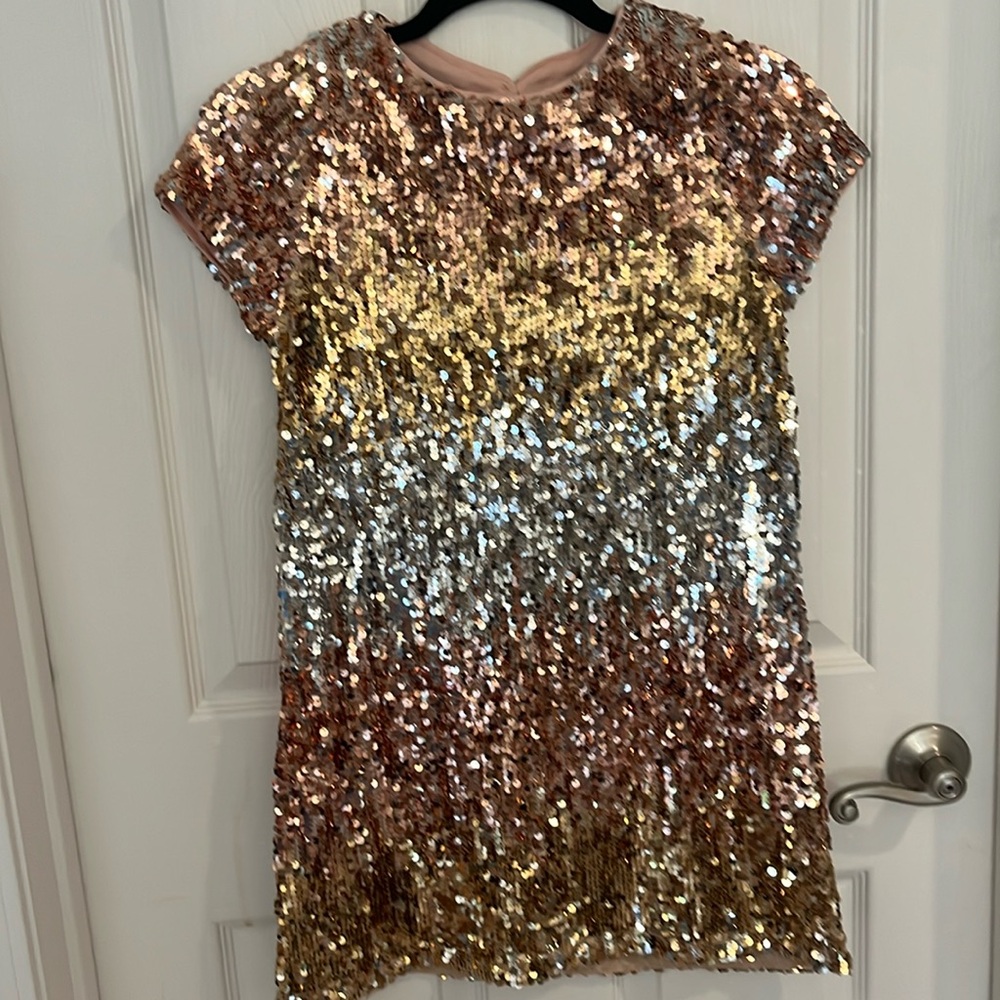 Girls sequined mini dress